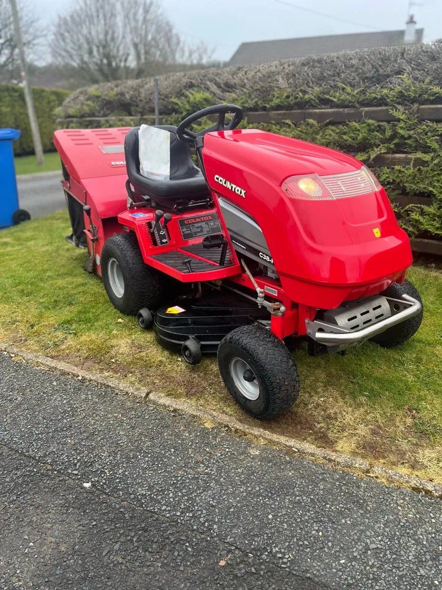 Countax C38H petrol ride on lawnmower - Image 1