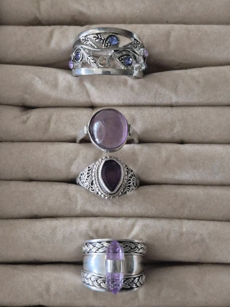 925 Silver Rings - Various (x19) - Image 2