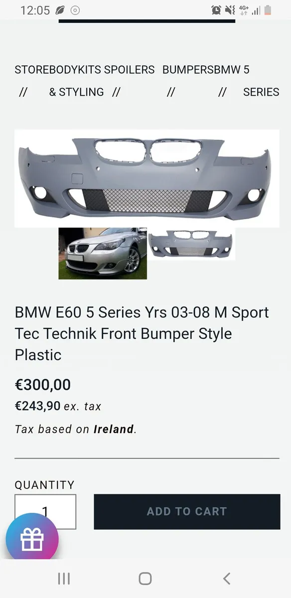 Bramd new genuine msport front bumper - Image 1