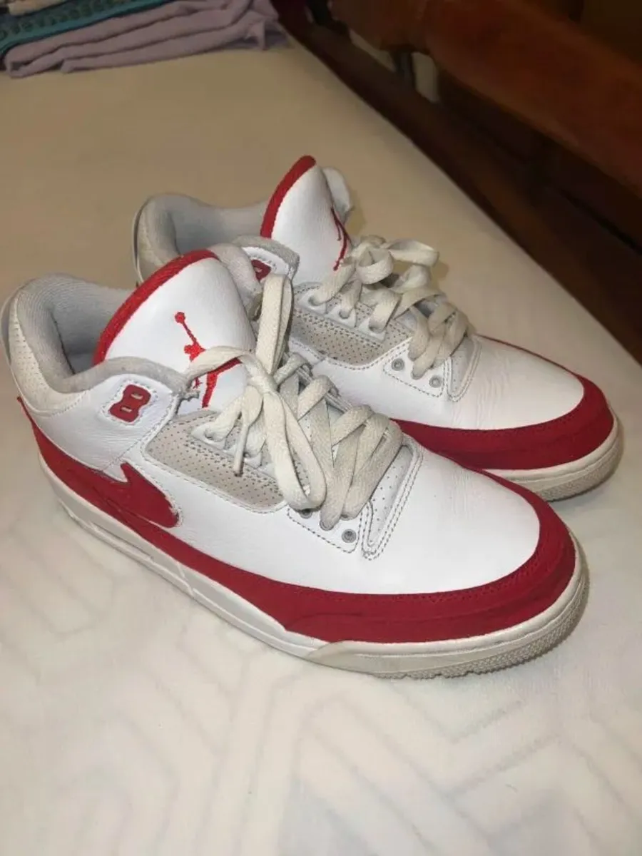 Nike Jordan 3 Tinker Red EU 42 (UK 7.5). - Image 2