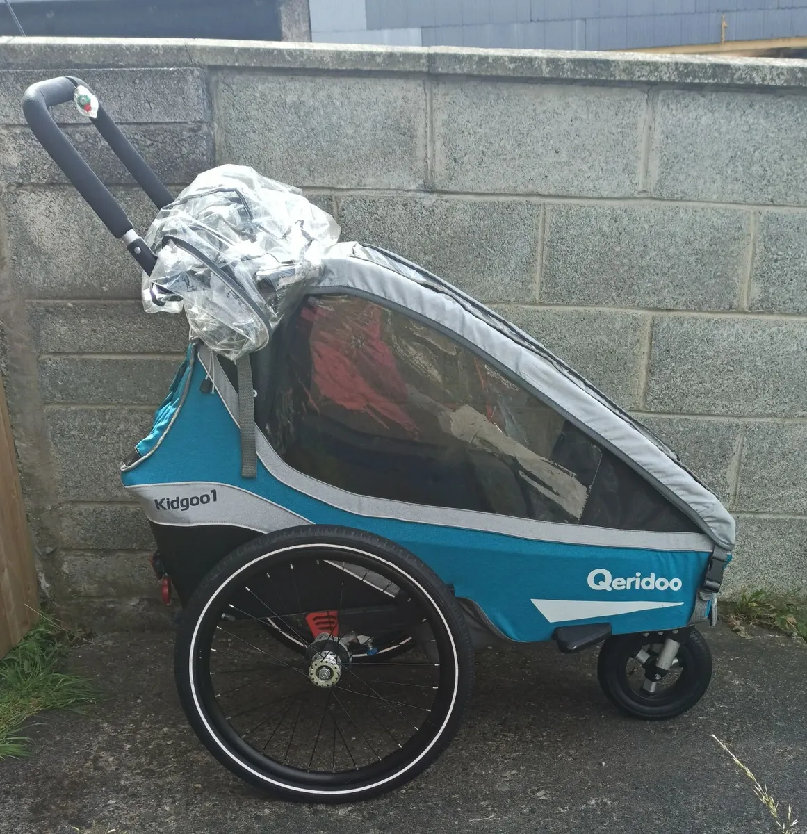 Qeridoo Kidgoo 1 Children's Bicycle Trailer for 1 - Image 1