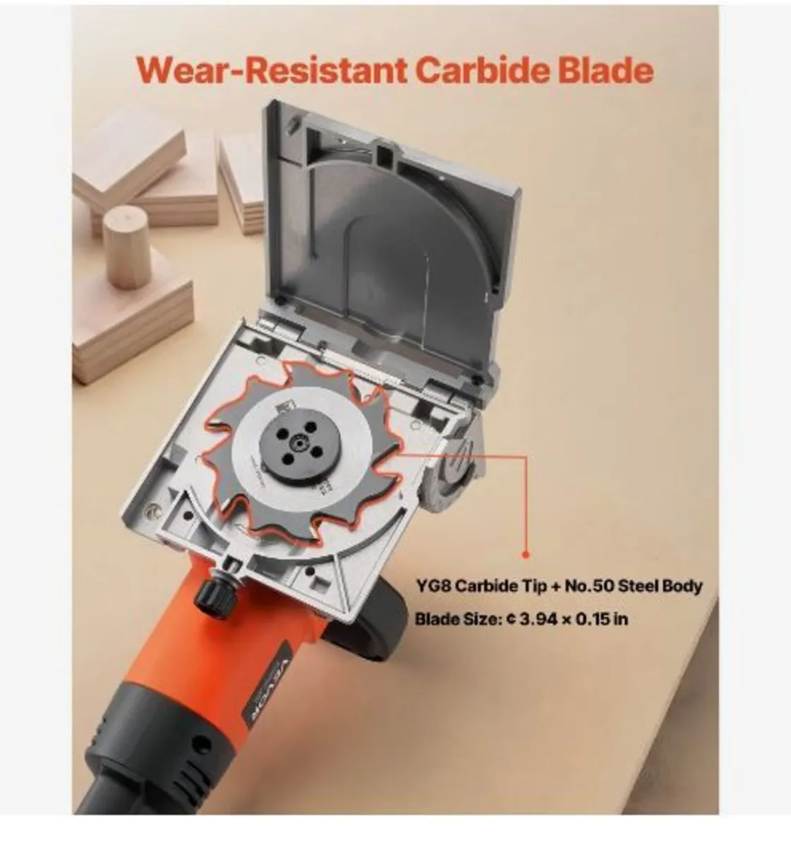 Biscuit Plate Joiner, 5.9A, Plate Joiner Tool Kit - Image 4