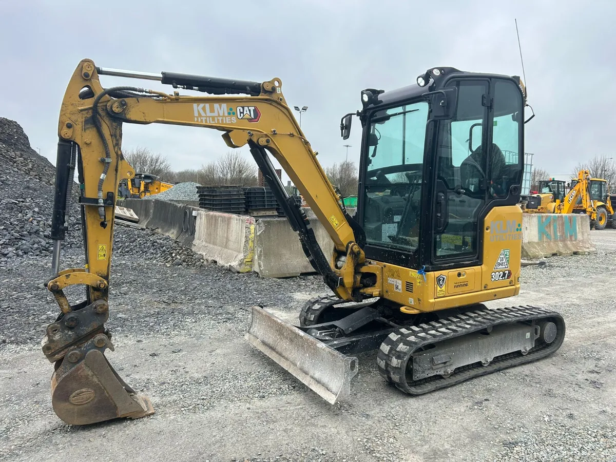 2023 Cat 302.7 Only 850Hrs - MULLANS - Image 1