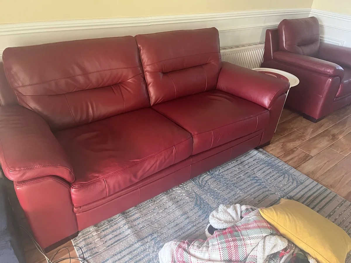 3 seater couch and one single seater - Image 4
