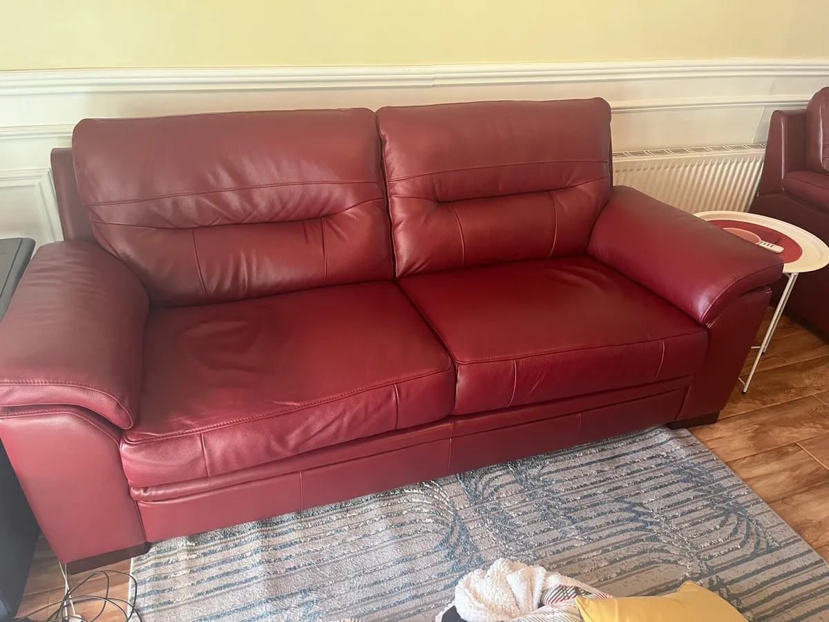 3 seater couch and one single seater - Image 1