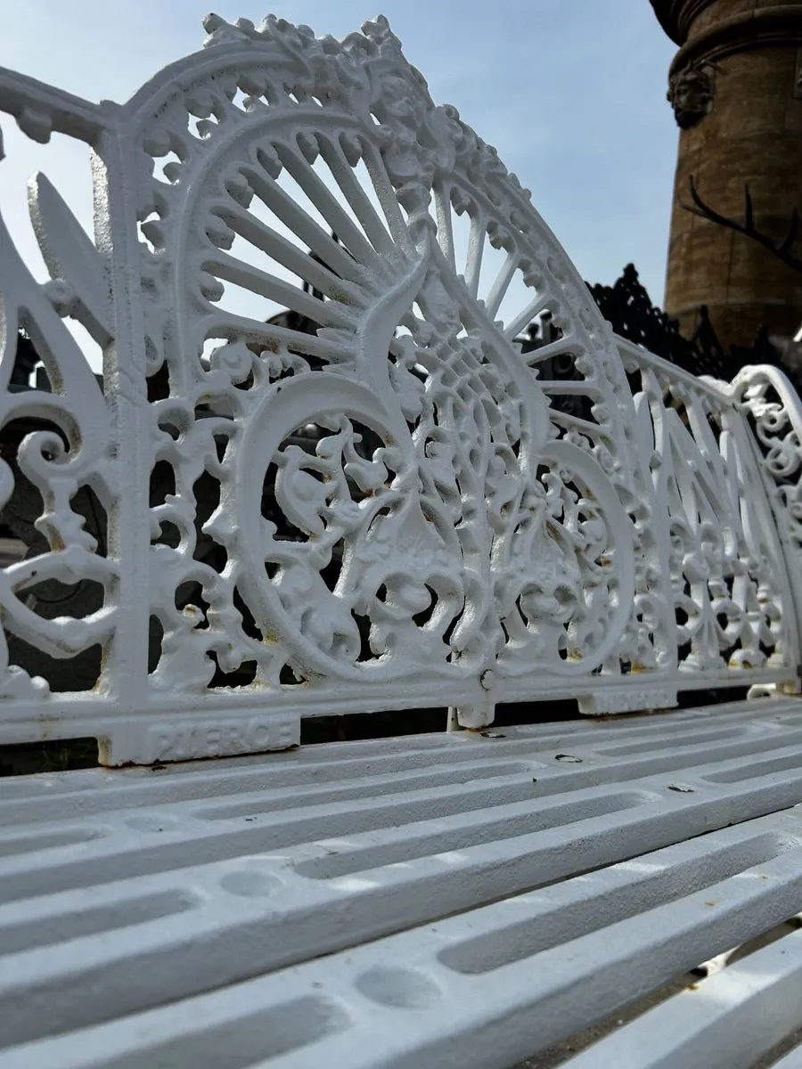 Cast  Iron Bench Pierce Wexford - Image 2