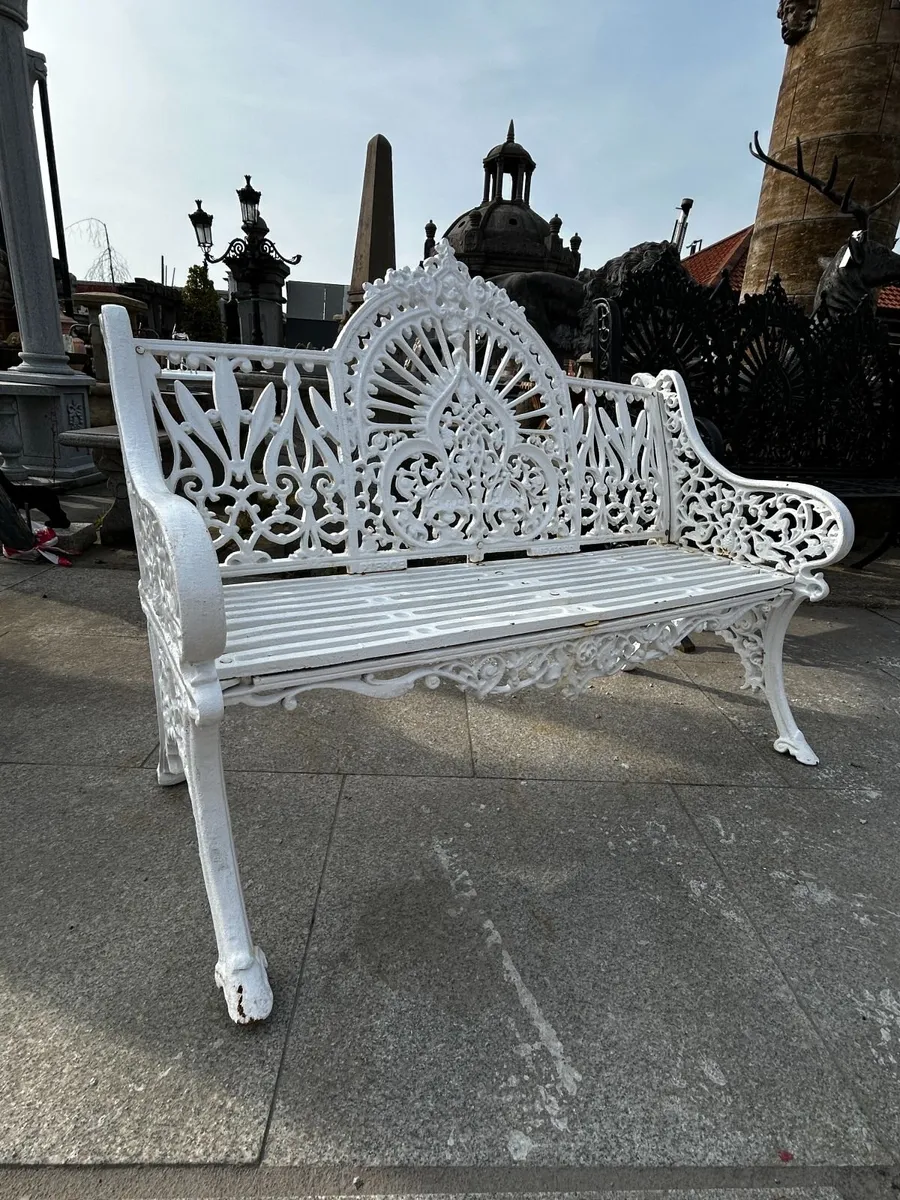 Cast  Iron Bench Pierce Wexford - Image 1