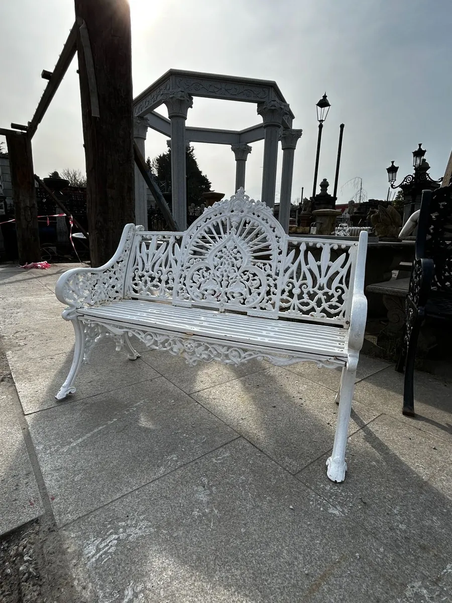 Cast  Iron Bench Pierce Wexford - Image 3