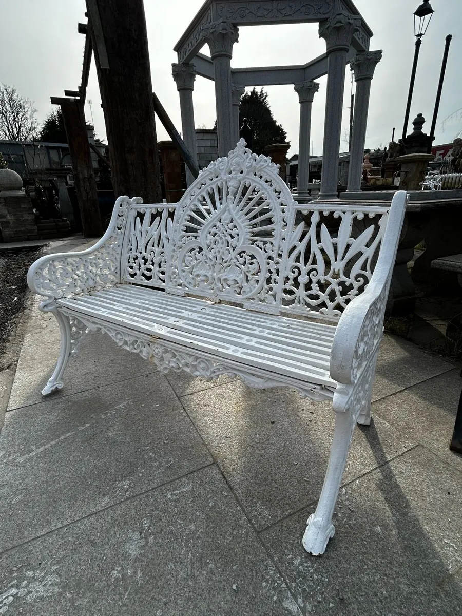 Cast  Iron Bench Pierce Wexford - Image 4
