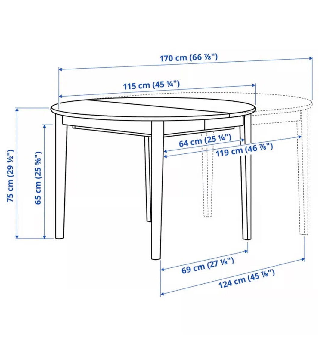 Extendable dining table - Image 4