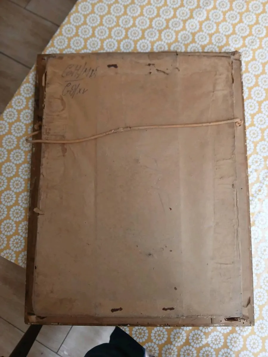 Antique religious wall picture - Image 4