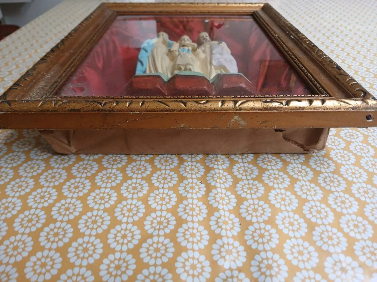 Antique religious wall picture - Image 3