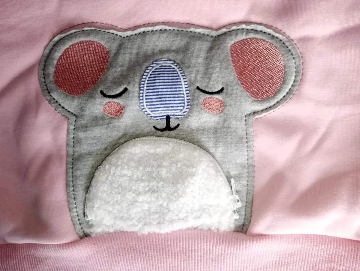 Girls Kids Fleece Jumper Top Winter 3y/o - Image 3