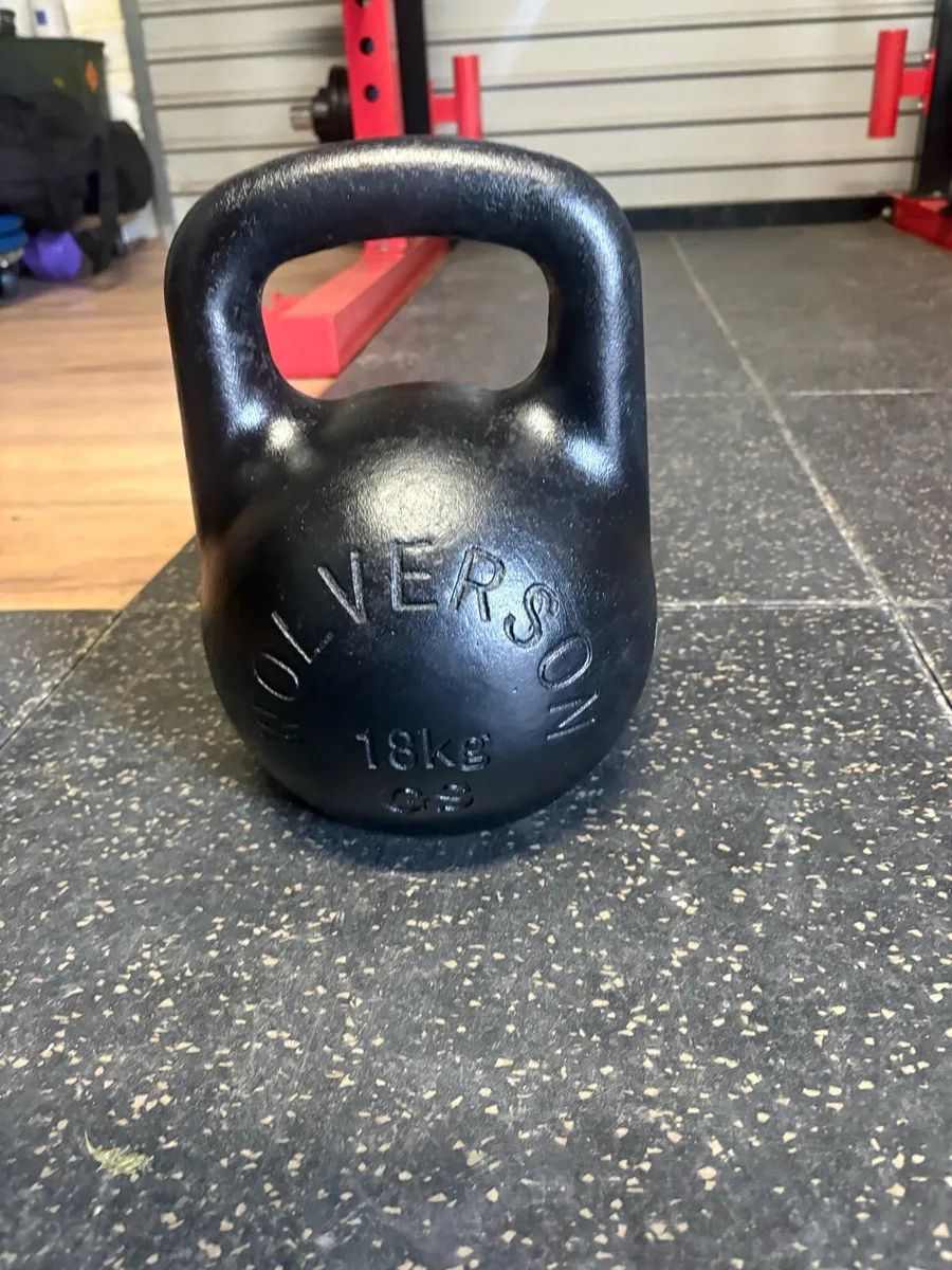 WOLVERSON 18KG KETTLEBELL, SAVE 59 EU ON PRICE NEW - Image 1