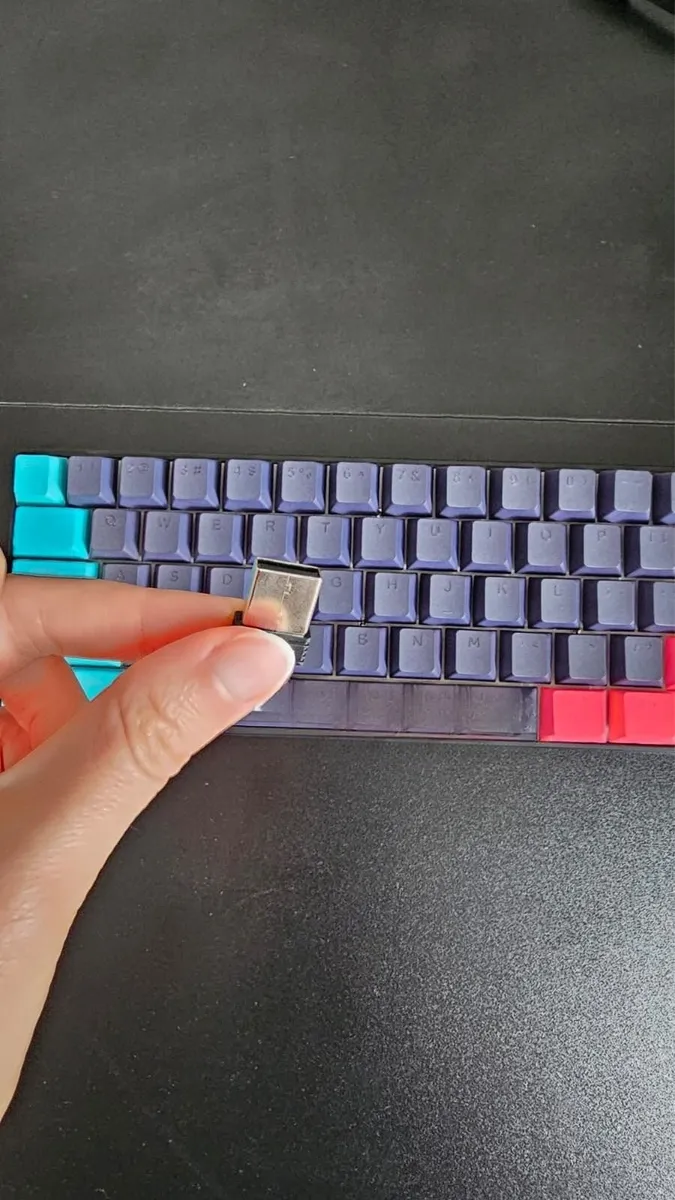 H61K mechanical keyboard linear keys gaming - Image 1