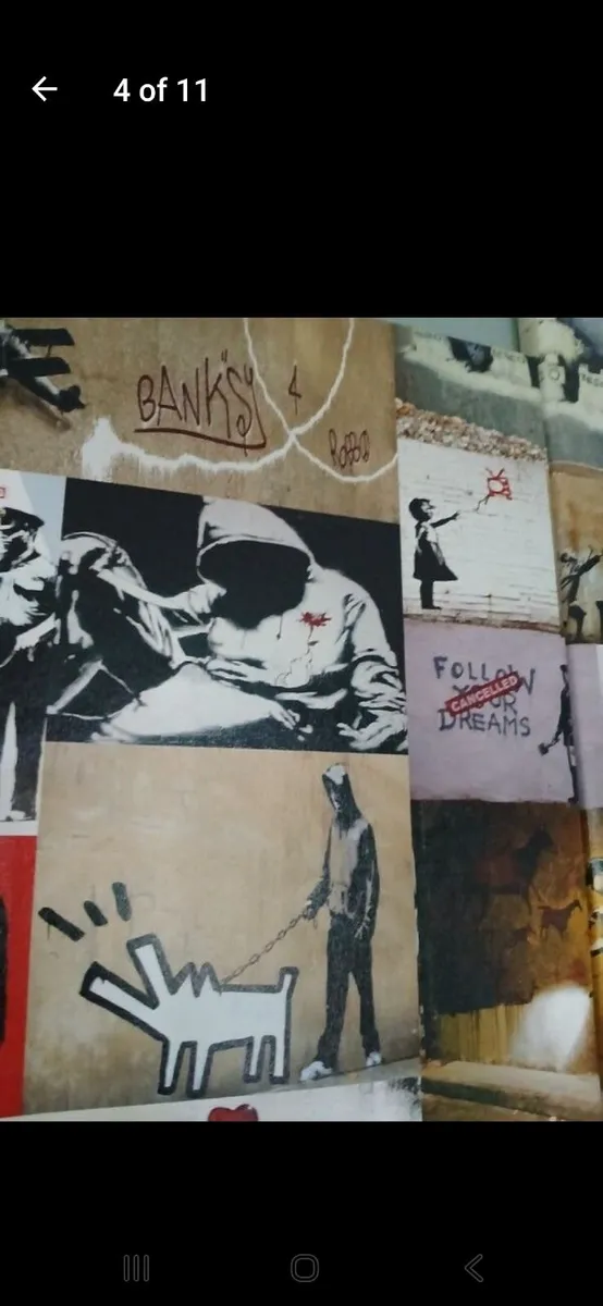 Banksy wall art.  Brand new - Image 4