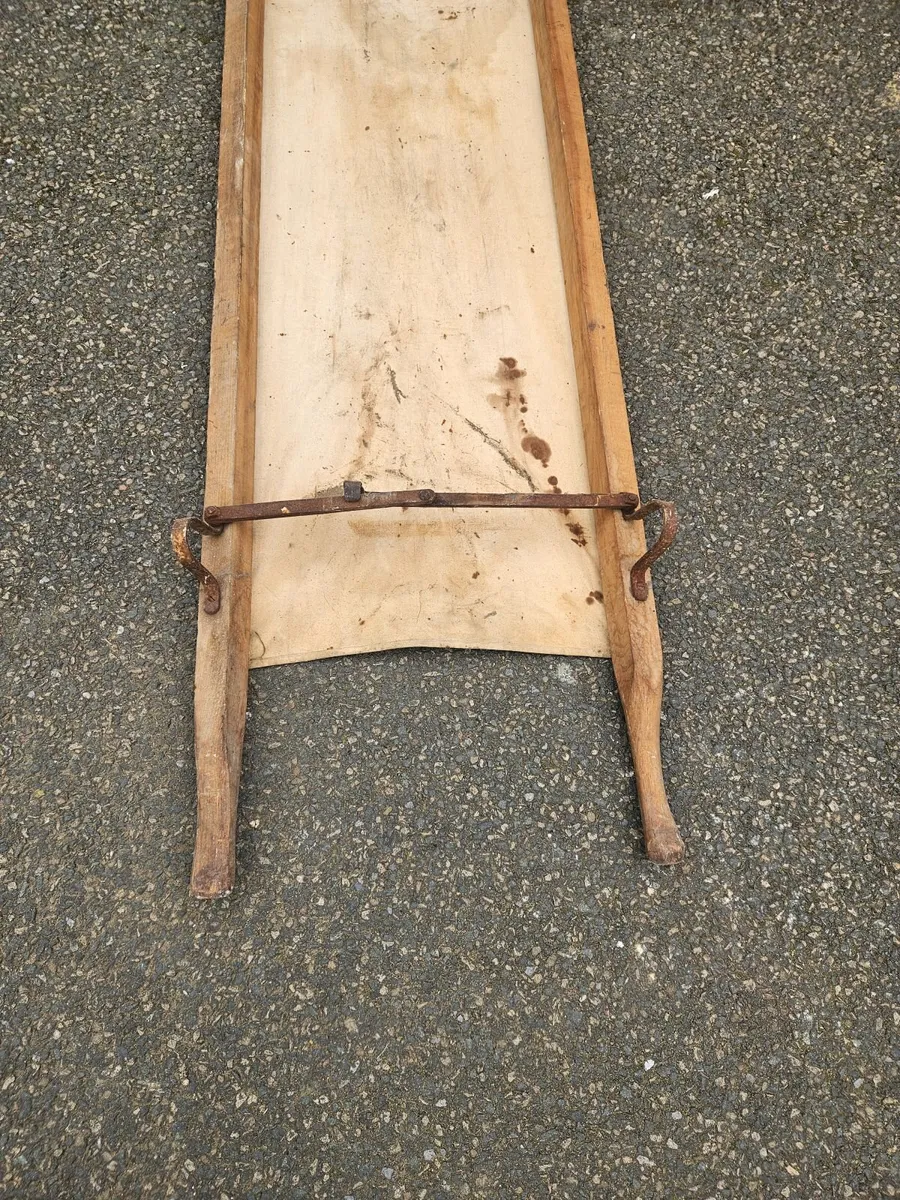 Vintage 1940's British Army Stretcher - Image 4