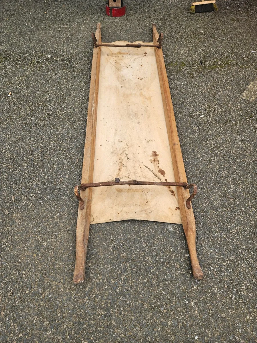 Vintage 1940's British Army Stretcher - Image 1