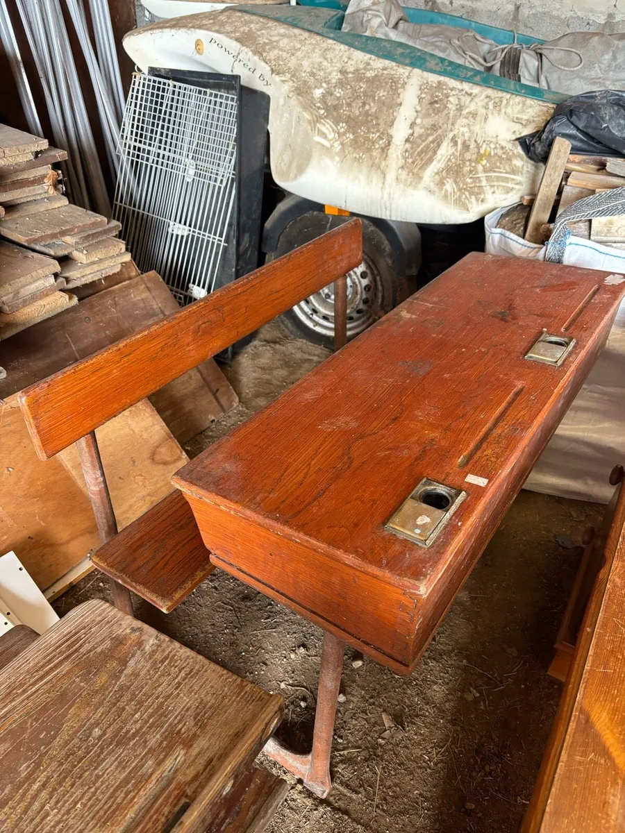 Old school desk - Image 2