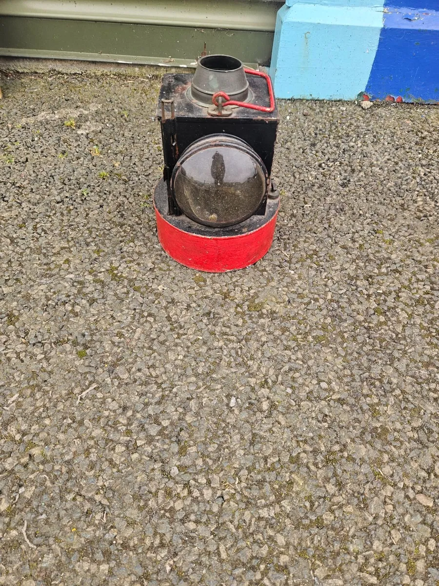 Vintage Railway Lamp - Image 1