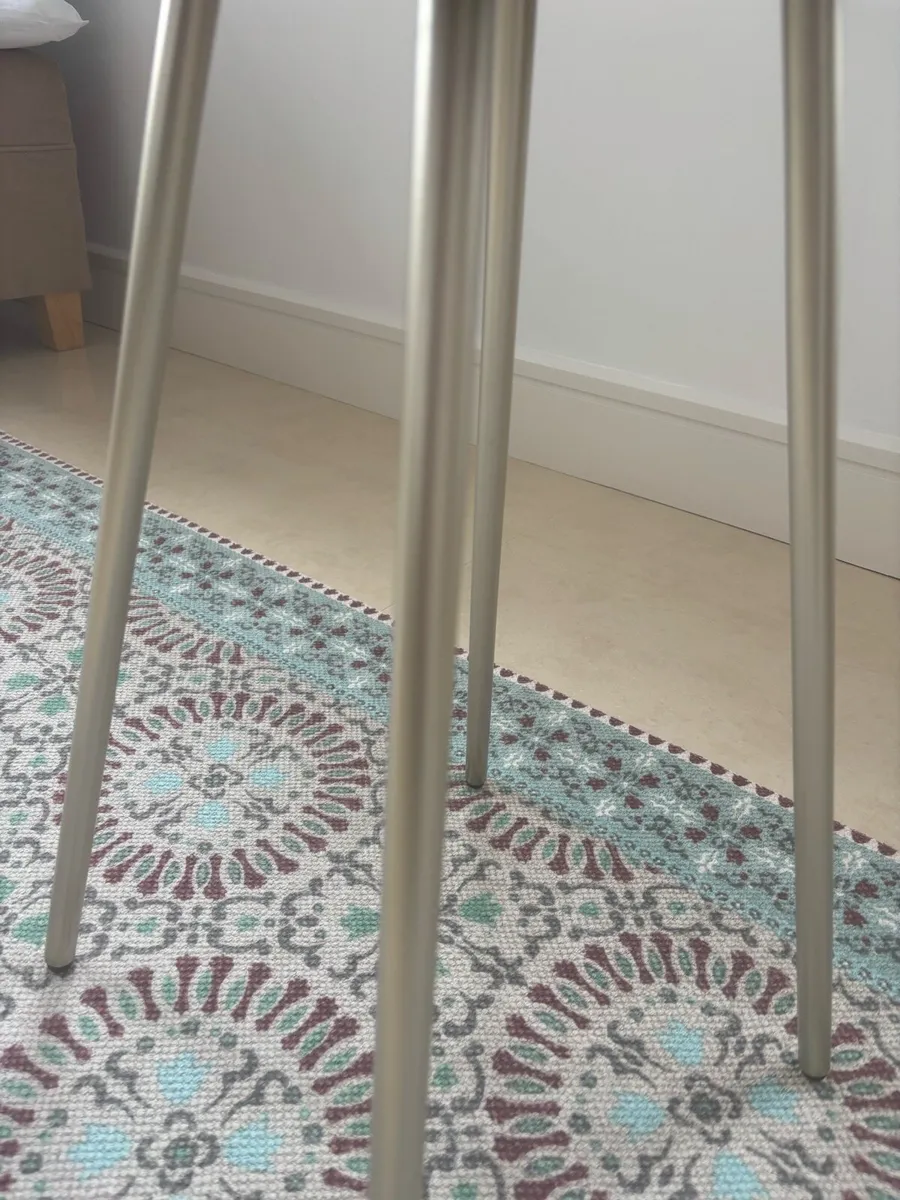 Metal & Glass - Round Side Table - Image 4