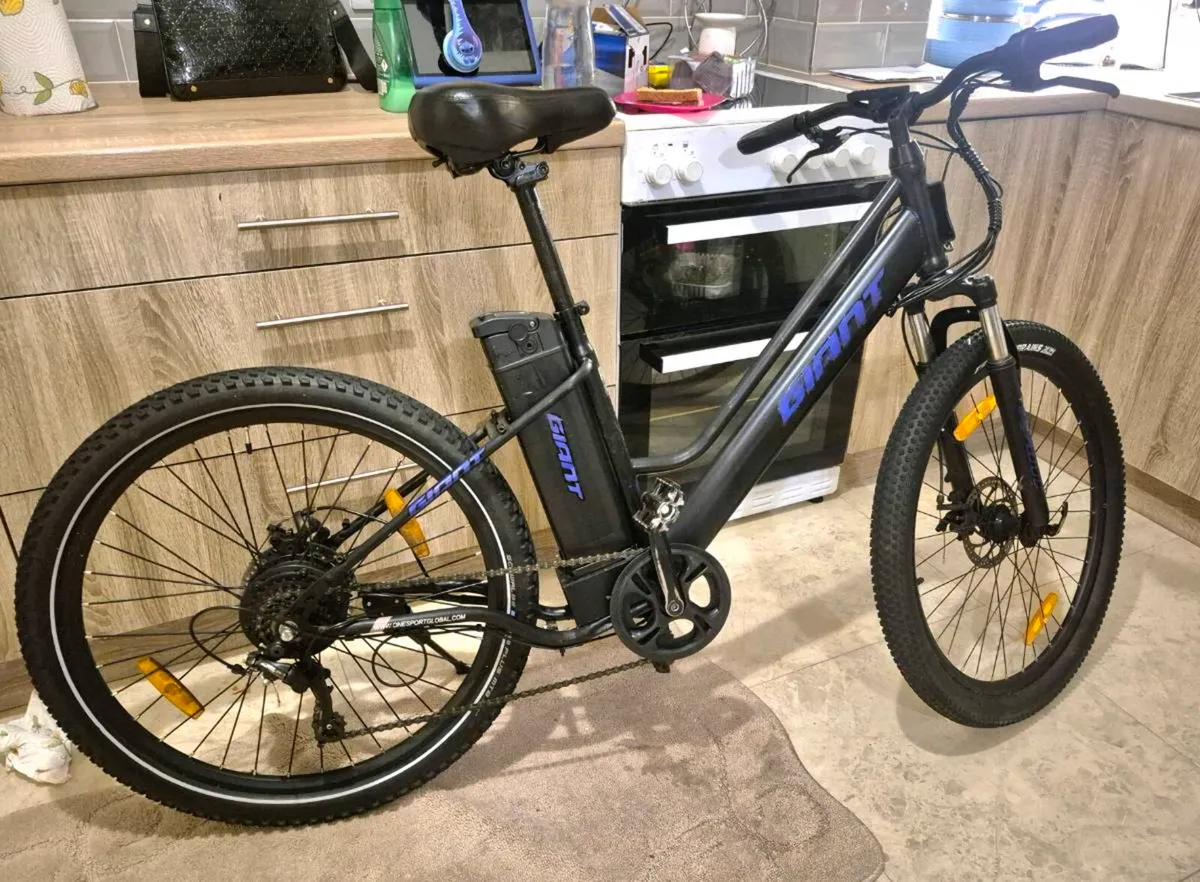 ADULTS GIANT ELECTRIC BIKE 48V 13AH 26" FRONT SUSP - Image 1