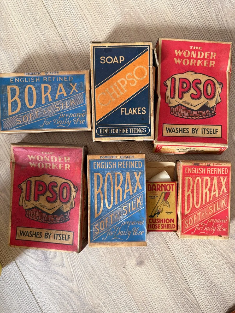 Antique soap boxes
