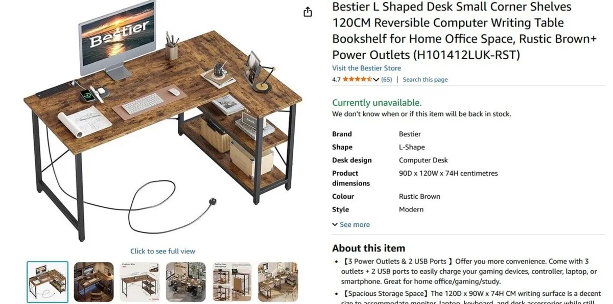 L-Shaped Desk - Image 4