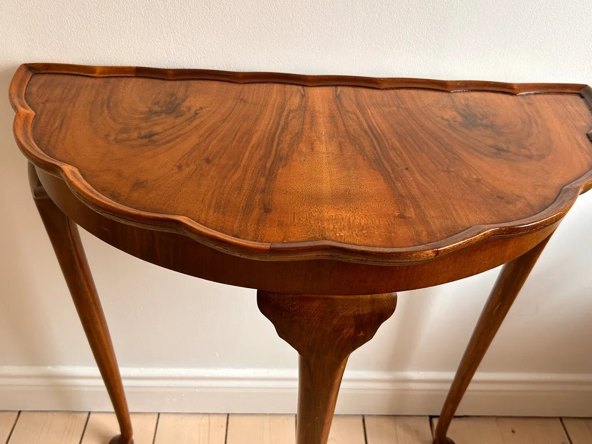 Victorian Walnut Console Table - Image 3