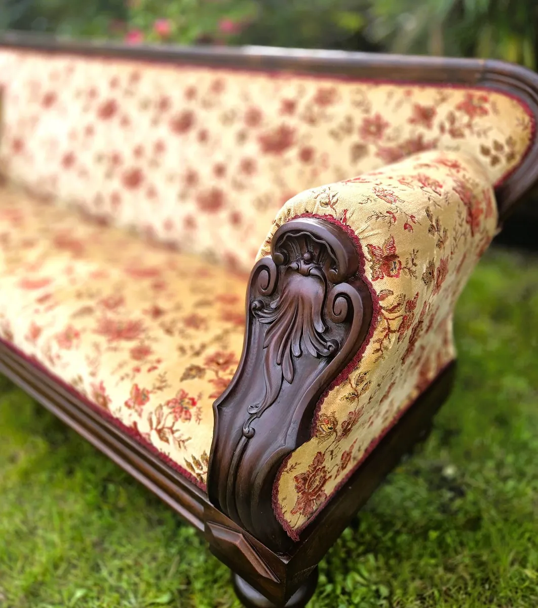 Large Victorian Sofa- Circa 1880 - Image 2