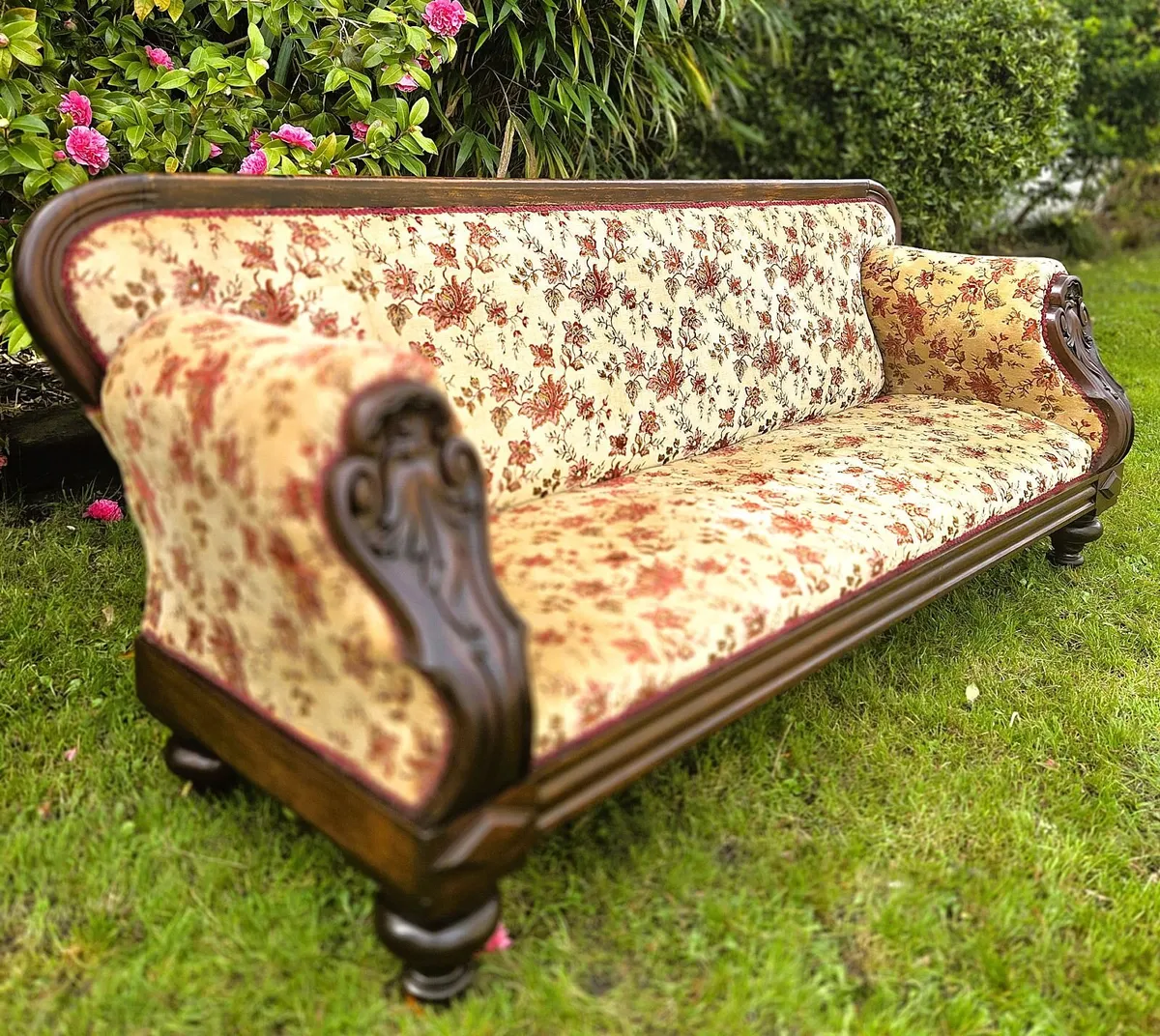 Large Victorian Sofa- Circa 1880 - Image 3