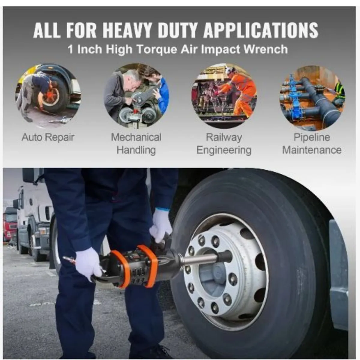 2.5 cm Air Impact Wrench - Image 4