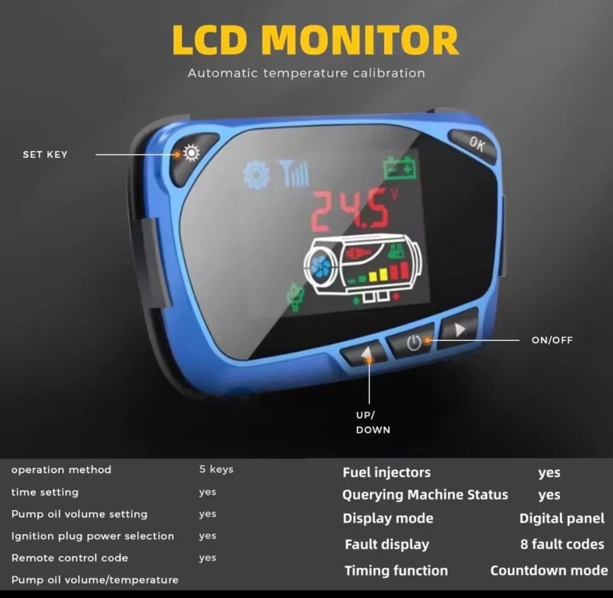 8KW 12V Low Noise Heater Diesel Air Heater - Image 3