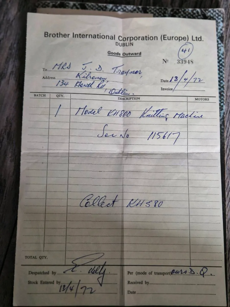 Knitting Machine Brother KH 800 - Image 1