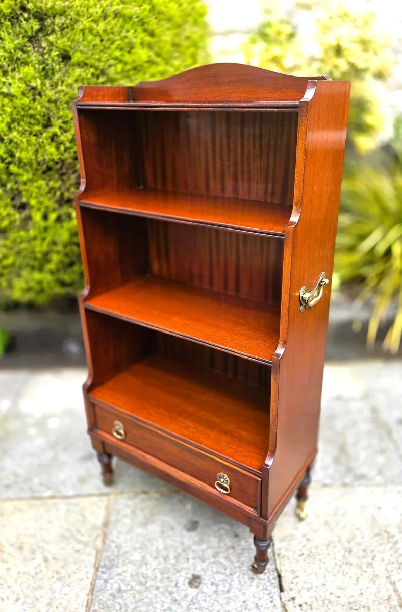 Vintage Waterfall Bookcase - Image 1