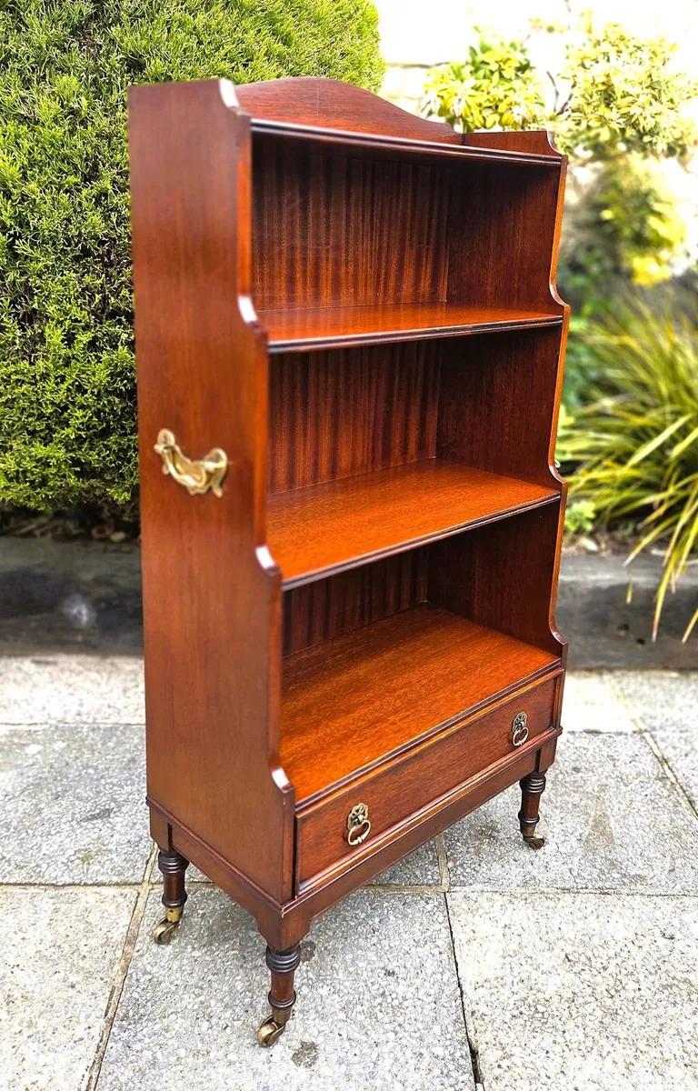 Vintage Waterfall Bookcase - Image 2