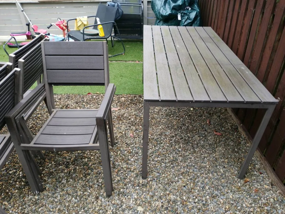 Free table and 6 chairs - Image 2