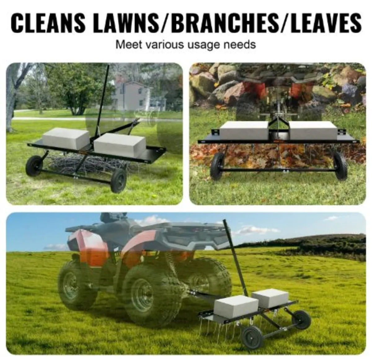 Tow Behind Dethatcher, 48-inch Tow Dethatcher - Image 2