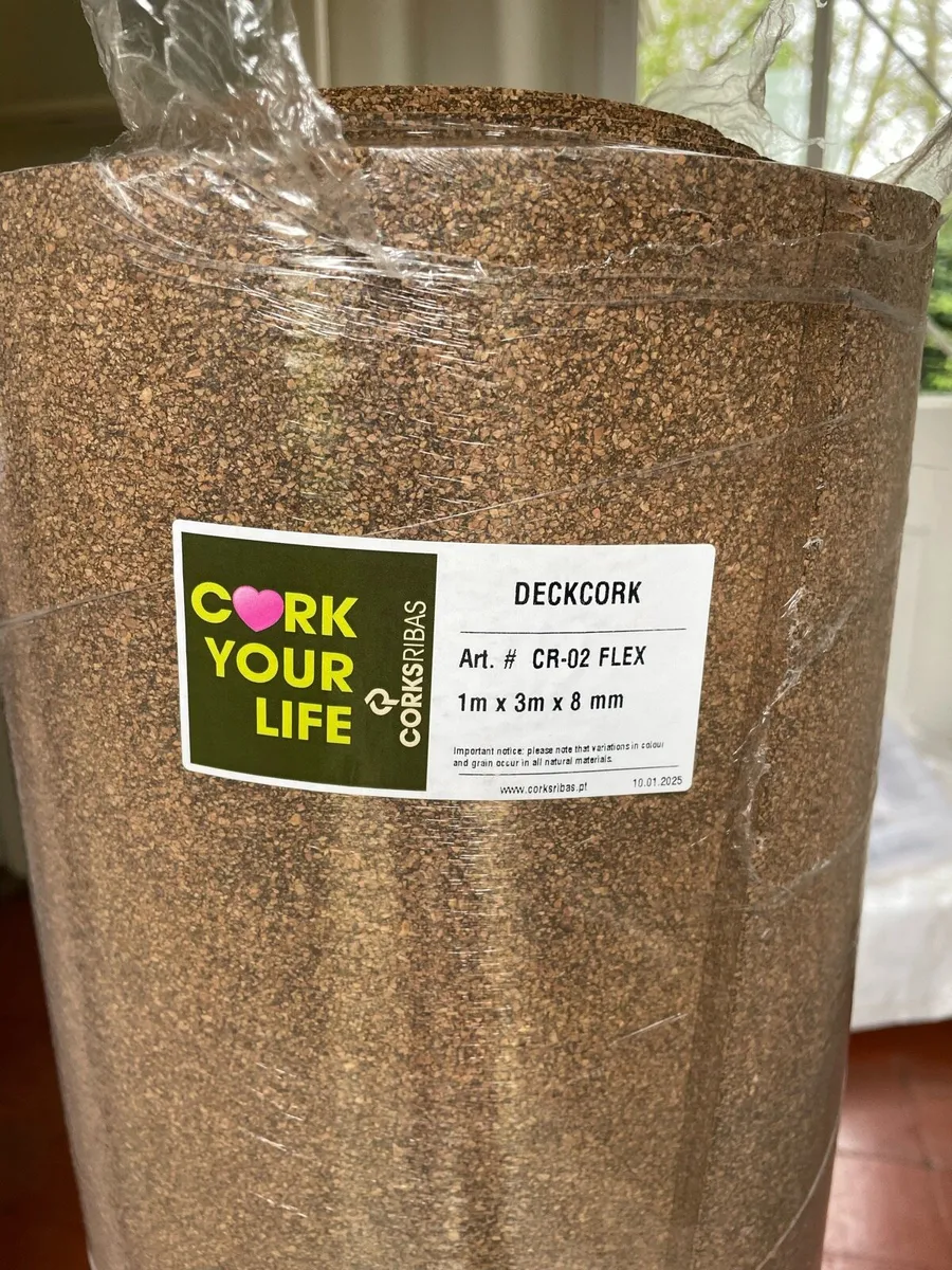 Cork Rubber Flooring Rolls x 2 Gym / Boat / Van - Image 1