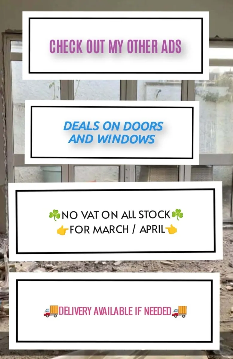 🪟 GREAT DEALS ON ALL STOCK 🚪