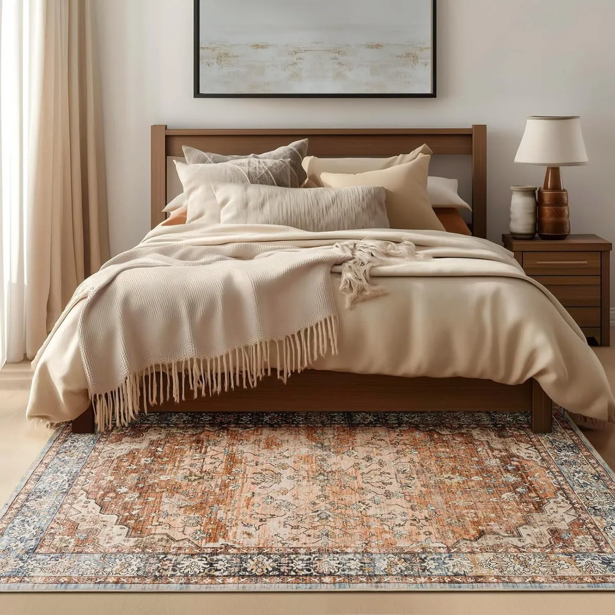 Washable Rugs for Living Room 160x230cm Boho - Image 4