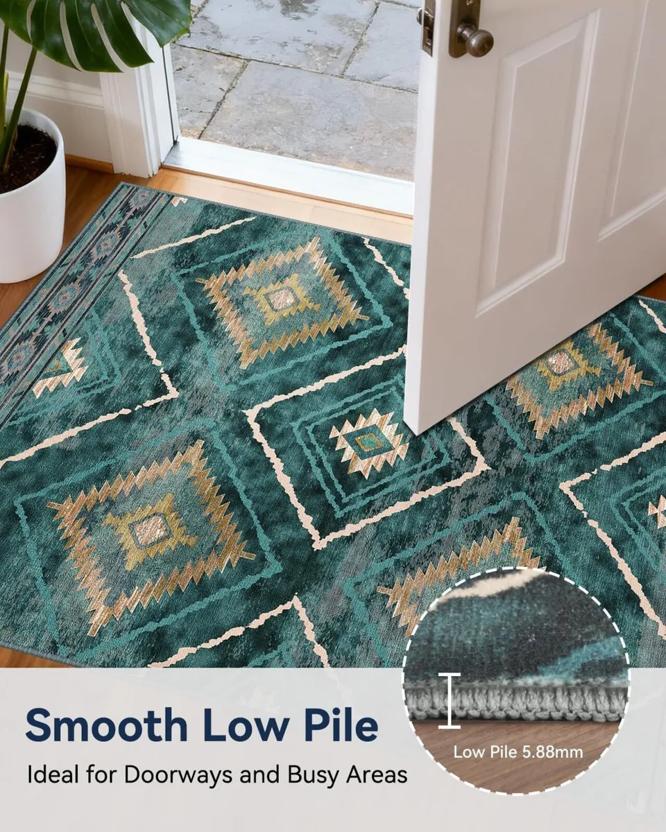 Machine Washable Large Rugs Living Room 240x300 - Image 4