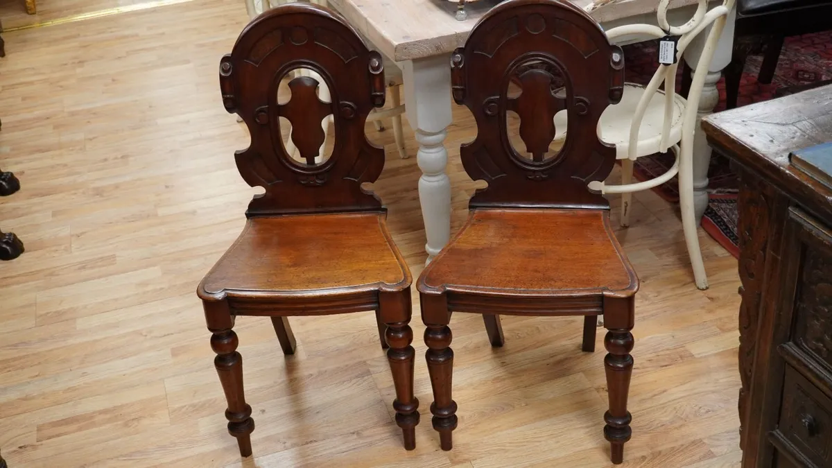 Victorian Hall Chairs - Image 2