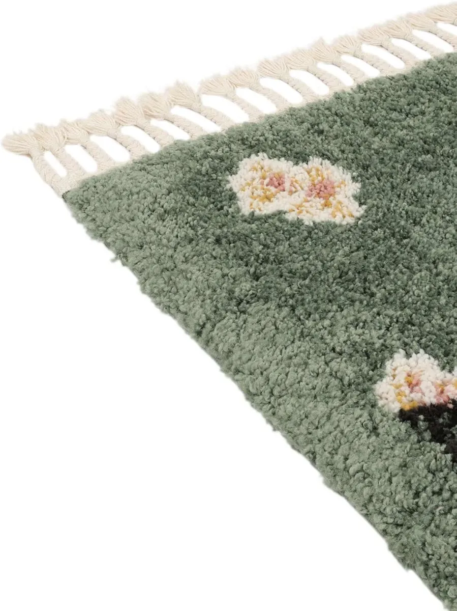 Linnea Kids Rug Shaggy/Handloom 4′7″ x 6′7″ ft - Image 3