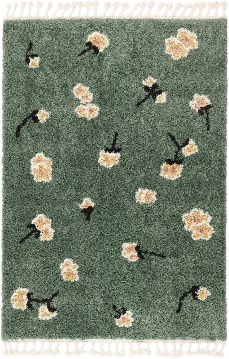 Linnea Kids Rug Shaggy/Handloom 4′7″ x 6′7″ ft - Image 1