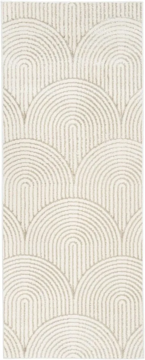 Art Deco Rug 2′7″ x 6′7″ ft (80x200 cm) Rectangula - Image 1