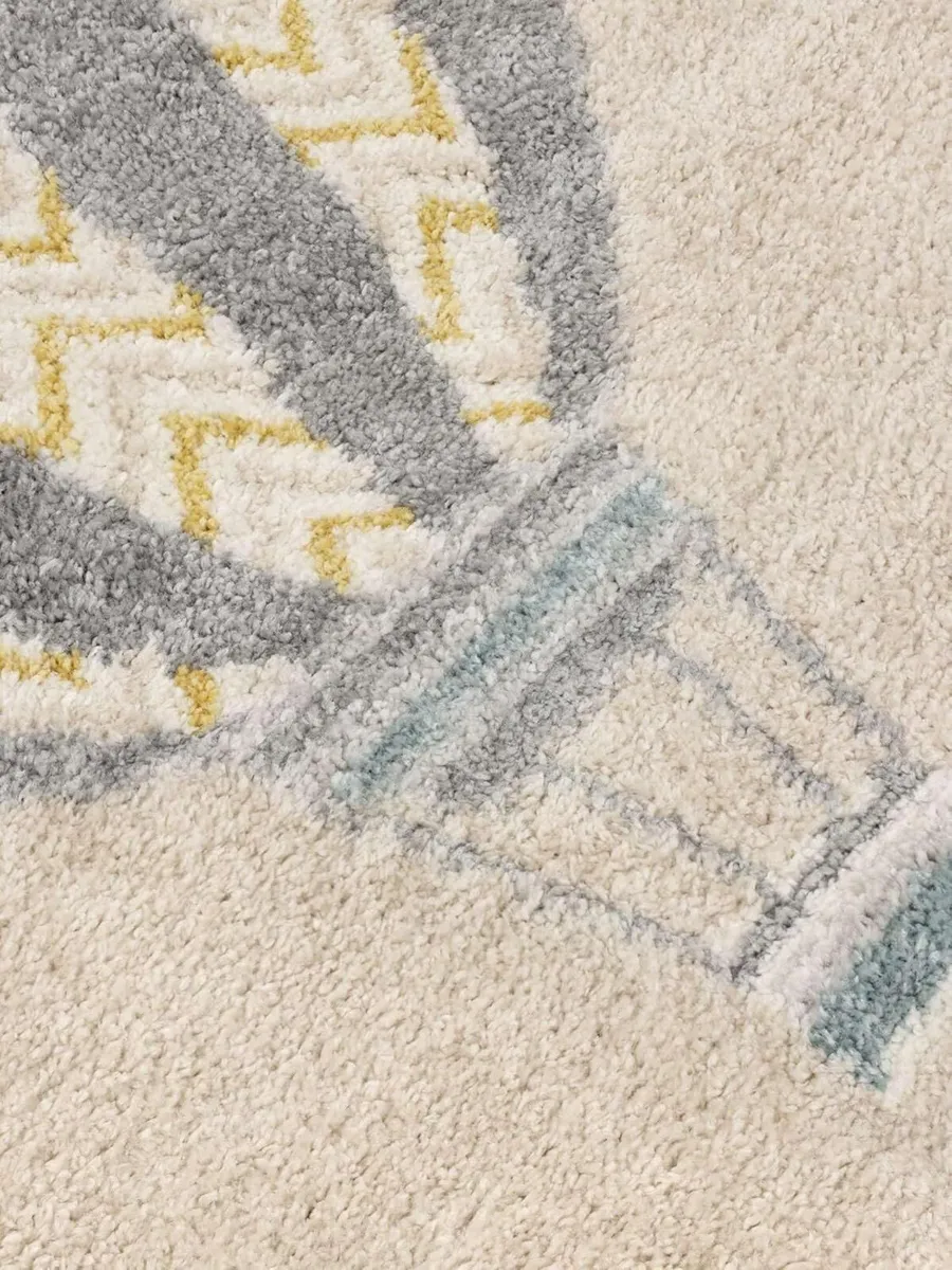 Balloon Ride Kids Rug Modern carpets 5′3″ x 7′7″ - Image 4