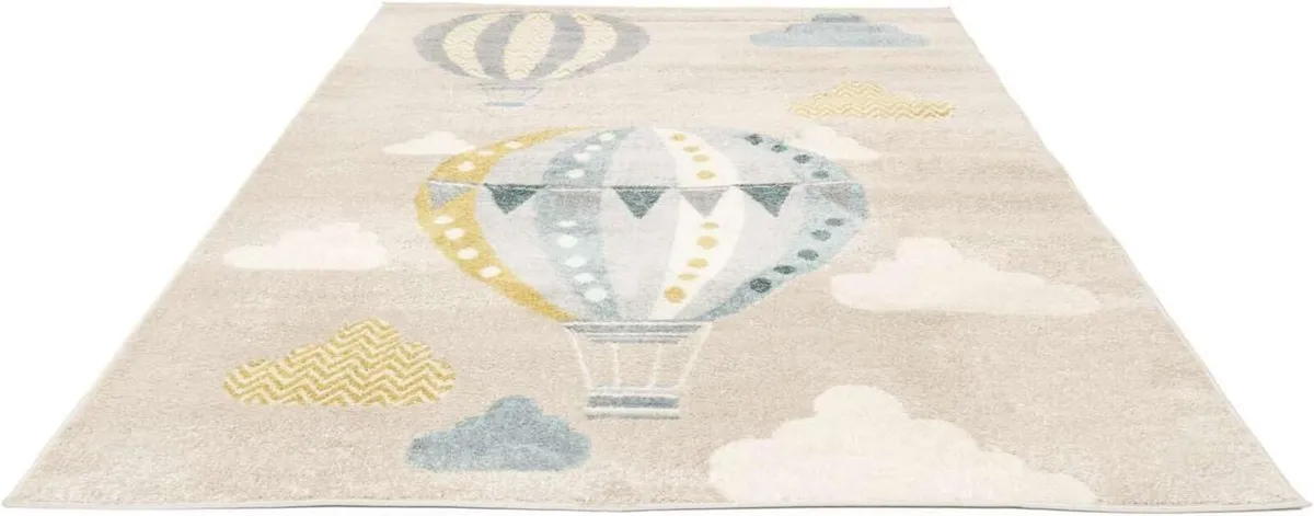 Balloon Ride Kids Rug Modern carpets 5′3″ x 7′7″ - Image 2