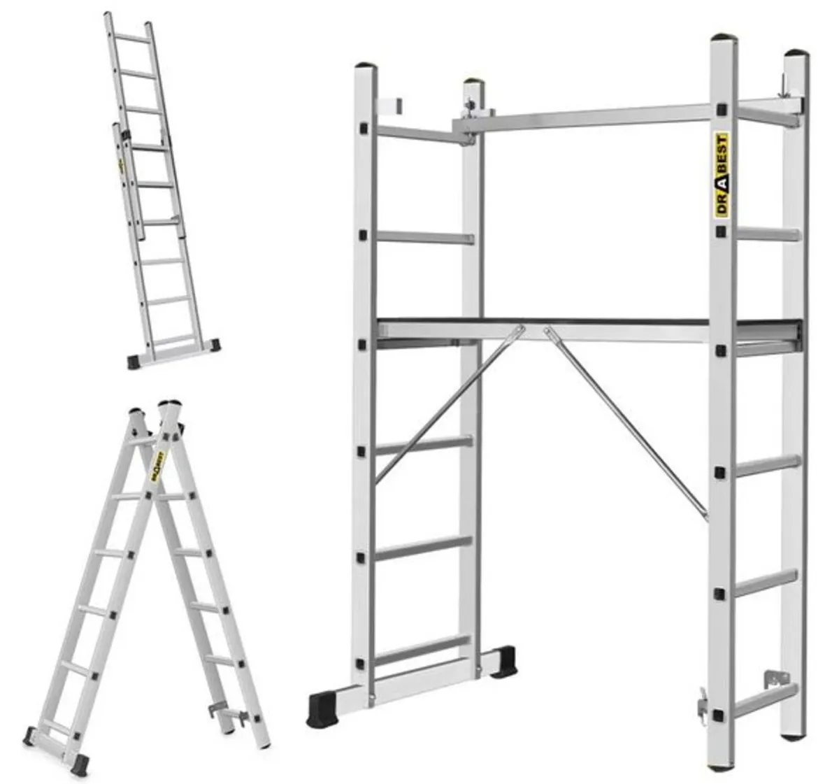 Aluminum Ladder Scaffolding, 2x6 / Platform - Image 1