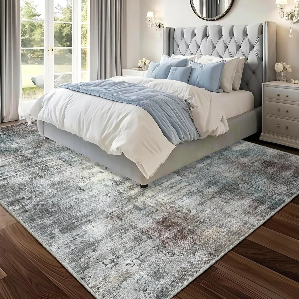 Washable Rugs Living Room 200x290cm Non-Slip Rug - Image 3